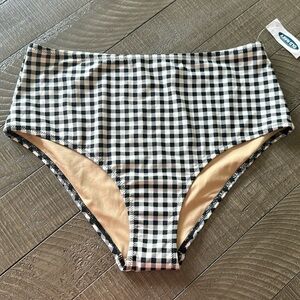 Old Navy High Waist Bikini Bottom -Large